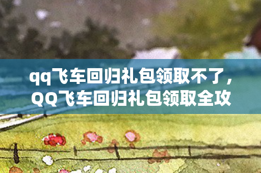 qq飞车回归礼包领取不了，QQ飞车回归礼包领取全攻略