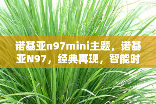 诺基亚n97mini主题，诺基亚N97，经典再现，智能时代的先驱