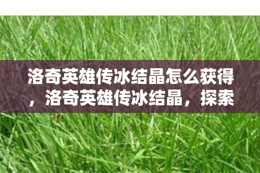 洛奇英雄传冰结晶怎么获得，洛奇英雄传冰结晶，探索神秘力量的奥秘