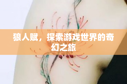 狼人赋，探索游戏世界的奇幻之旅