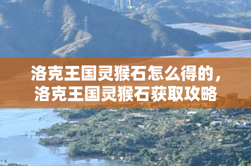 洛克王国灵猴石怎么得的，洛克王国灵猴石获取攻略