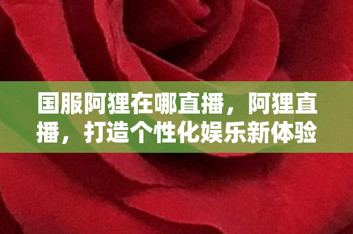 国服阿狸在哪直播，阿狸直播，打造个性化娱乐新体验