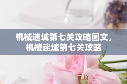 机械迷城第七关攻略图文，机械迷城第七关攻略