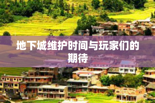 地下城维护时间与玩家们的期待