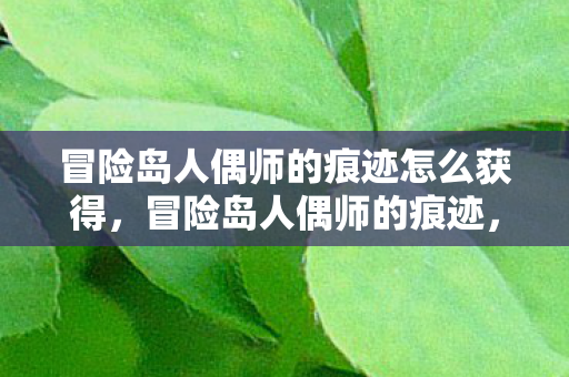 冒险岛人偶师的痕迹怎么获得，冒险岛人偶师的痕迹，探索未知世界的神秘之旅
