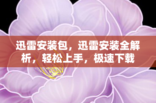 迅雷安装包，迅雷安装全解析，轻松上手，极速下载