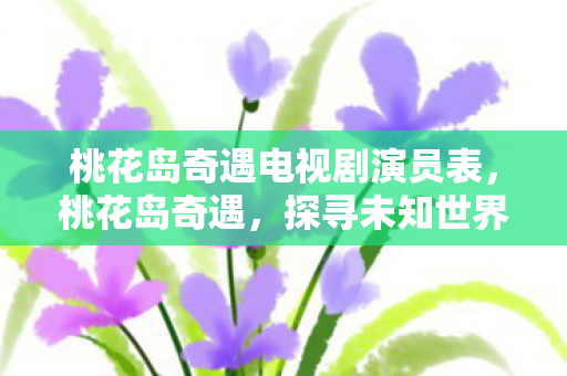 桃花岛奇遇电视剧演员表，桃花岛奇遇，探寻未知世界的神秘之旅