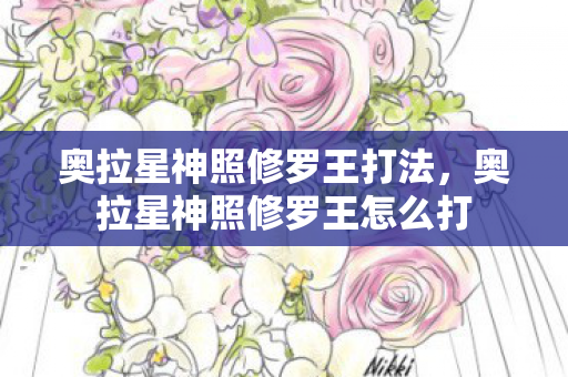 奥拉星神照修罗王打法，奥拉星神照修罗王怎么打