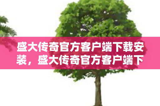 盛大传奇官方客户端下载安装，盛大传奇官方客户端下载指南