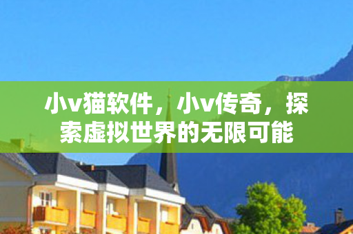 小v猫软件，小v传奇，探索虚拟世界的无限可能