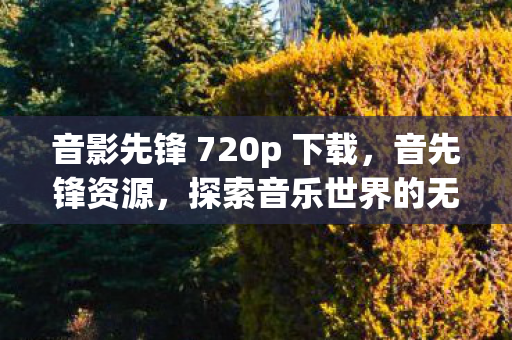 音影先锋 720p 下载，音先锋资源，探索音乐世界的无限可能