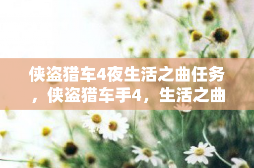 侠盗猎车4夜生活之曲任务，侠盗猎车手4，生活之曲—探索虚拟世界的无限可能