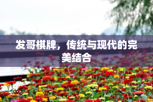 发哥棋牌，传统与现代的完美结合