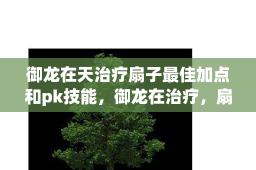 御龙在天治疗扇子最佳加点和pk技能，御龙在治疗，扇子技能加点策略详解