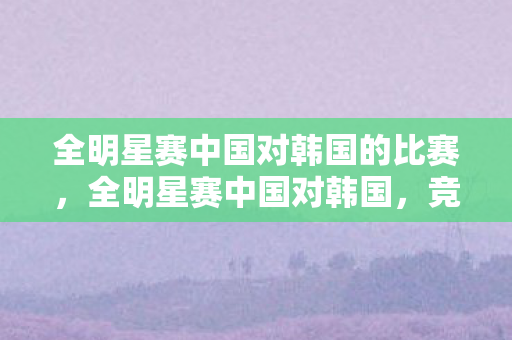 全明星赛中国对韩国的比赛，全明星赛中国对韩国，竞技与荣耀的碰撞