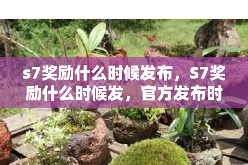s7奖励什么时候发布，S7奖励什么时候发，官方发布时间解析