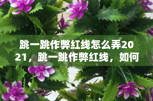 跳一跳作弊红线怎么弄2021，跳一跳作弊红线，如何避免触碰游戏规则的底线