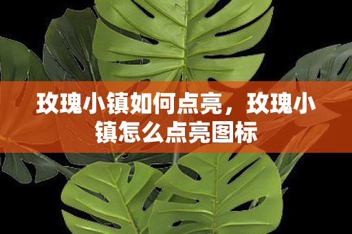 玫瑰小镇如何点亮，玫瑰小镇怎么点亮图标
