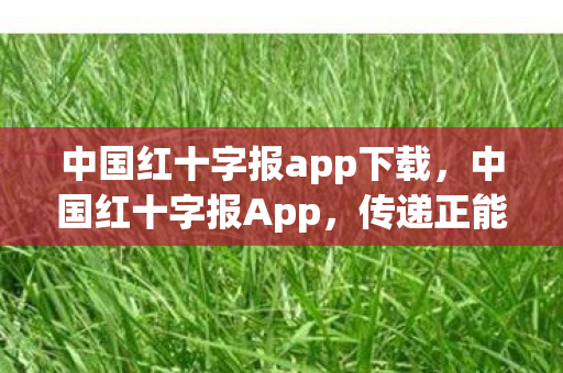 中国红十字报app下载，中国红十字报App，传递正能量的数字平台