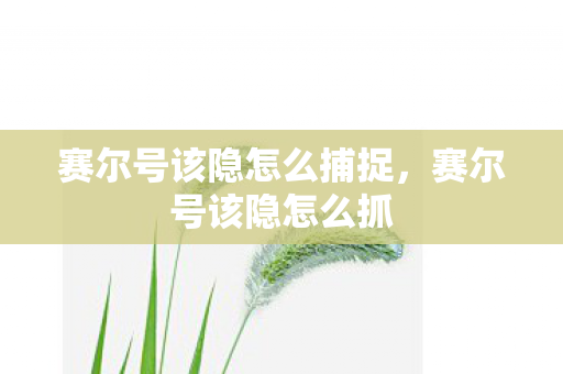 赛尔号该隐怎么捕捉，赛尔号该隐怎么抓