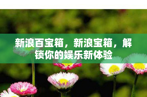 新浪百宝箱，新浪宝箱，解锁你的娱乐新体验