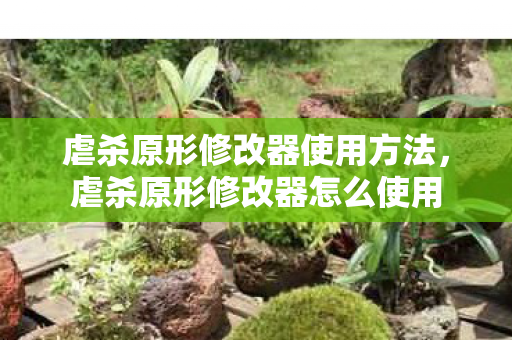 虐杀原形修改器使用方法，虐杀原形修改器怎么使用