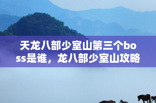 天龙八部少室山第三个boss是谁，龙八部少室山攻略，探索神秘之地的全面指南
