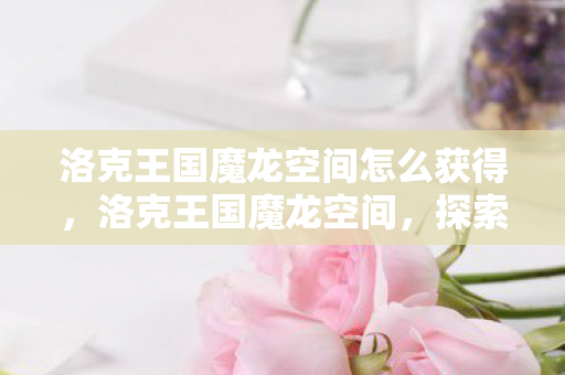 洛克王国魔龙空间怎么获得，洛克王国魔龙空间，探索神秘世界的奇幻之旅
