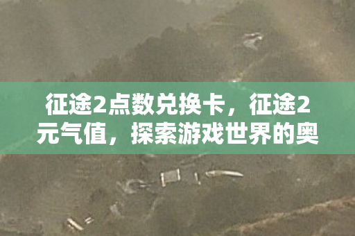 征途2点数兑换卡，征途2元气值，探索游戏世界的奥秘