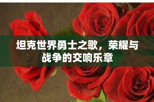 坦克世界勇士之歌，荣耀与战争的交响乐章