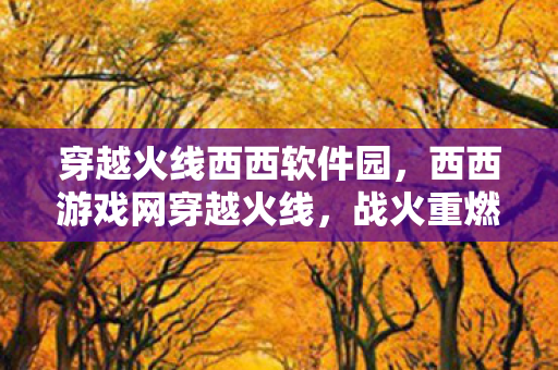 穿越火线西西软件园，西西游戏网穿越火线，战火重燃，经典永不过时