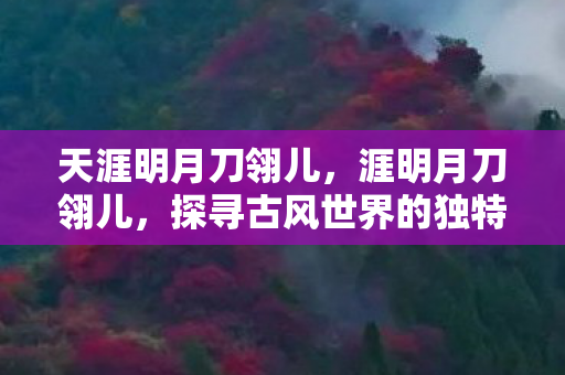 天涯明月刀翎儿，涯明月刀翎儿，探寻古风世界的独特魅力
