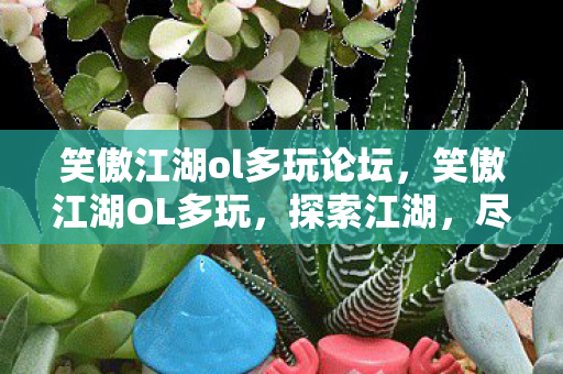 笑傲江湖ol多玩论坛，笑傲江湖OL多玩，探索江湖，尽享无限可能