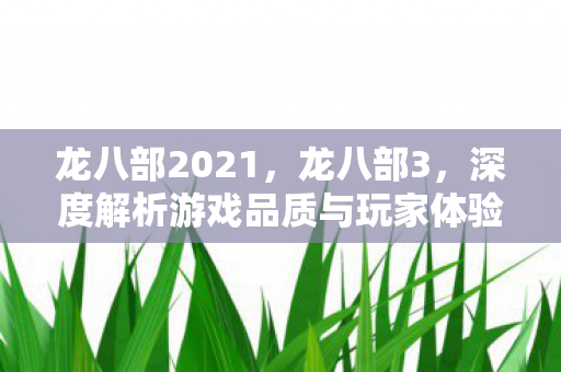 龙八部2021，龙八部3，深度解析游戏品质与玩家体验