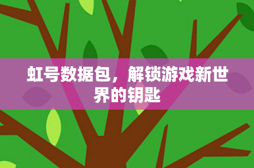 虹号数据包，解锁游戏新世界的钥匙