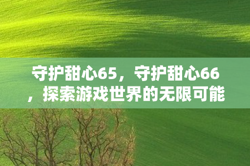 守护甜心65，守护甜心66，探索游戏世界的无限可能