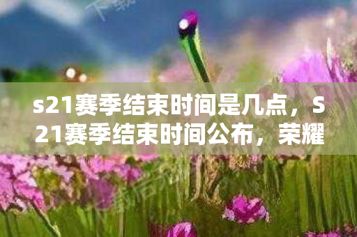 s21赛季结束时间是几点，S21赛季结束时间公布，荣耀之战即将落幕