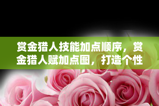 赏金猎人技能加点顺序，赏金猎人赋加点图，打造个性化角色，探索无限可能