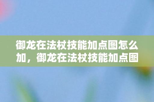 御龙在法杖技能加点图怎么加，御龙在法杖技能加点图，打造最强法师的攻略
