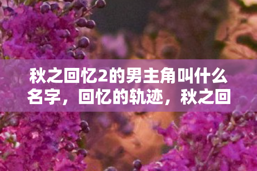 秋之回忆2的男主角叫什么名字，回忆的轨迹，秋之回忆2中的男主角—北条健二