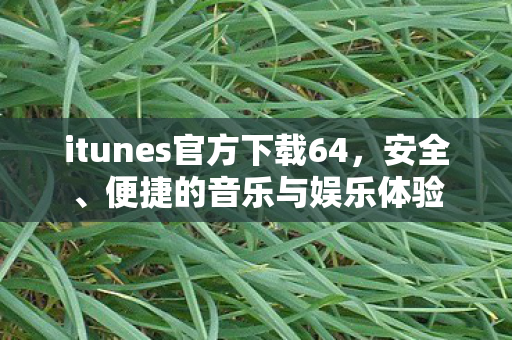 itunes官方下载64，安全、便捷的音乐与娱乐体验