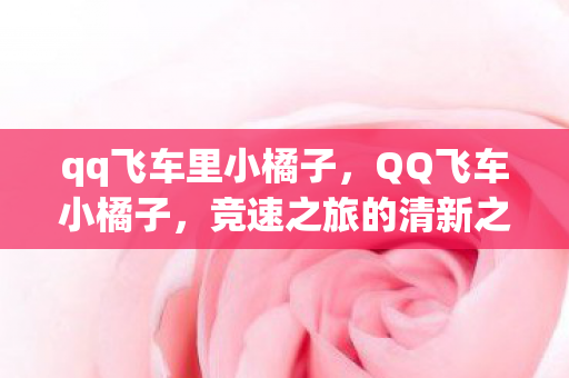 qq飞车里小橘子，QQ飞车小橘子，竞速之旅的清新之风
