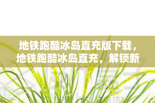 地铁跑酷冰岛直充版下载，地铁跑酷冰岛直充，解锁新角色，畅游冰岛之旅