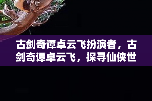 古剑奇谭卓云飞扮演者，古剑奇谭卓云飞，探寻仙侠世界的独特魅力