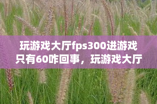 玩游戏大厅fps300进游戏只有60咋回事，玩游戏大厅，打造你的专属娱乐空间