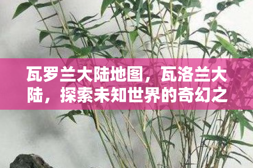 瓦罗兰大陆地图，瓦洛兰大陆，探索未知世界的奇幻之旅