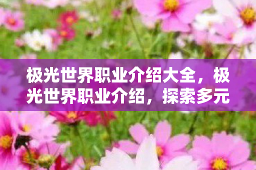 极光世界职业介绍大全，极光世界职业介绍，探索多元角色，体验奇幻冒险