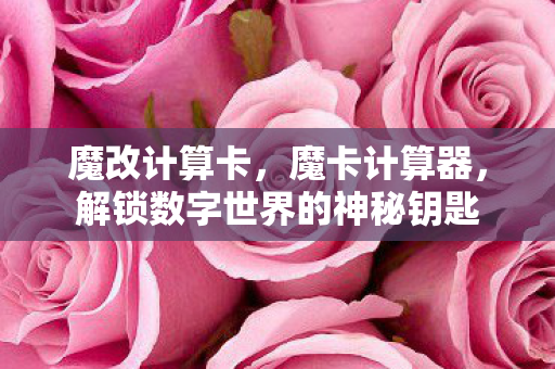魔改计算卡，魔卡计算器，解锁数字世界的神秘钥匙