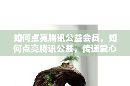 如何点亮腾讯公益会员，如何点亮腾讯公益，传递爱心，点亮希望
