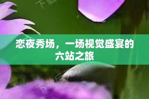 恋夜秀场，一场视觉盛宴的六站之旅